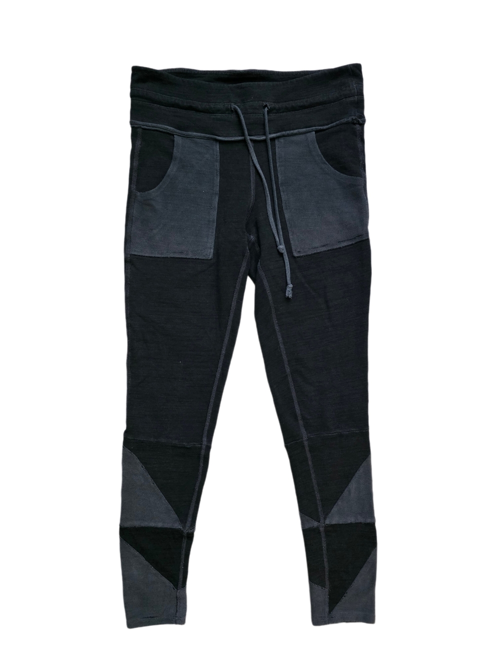 FP Movement by Free People Black & Charcoal Patchwork Joggers Size Small